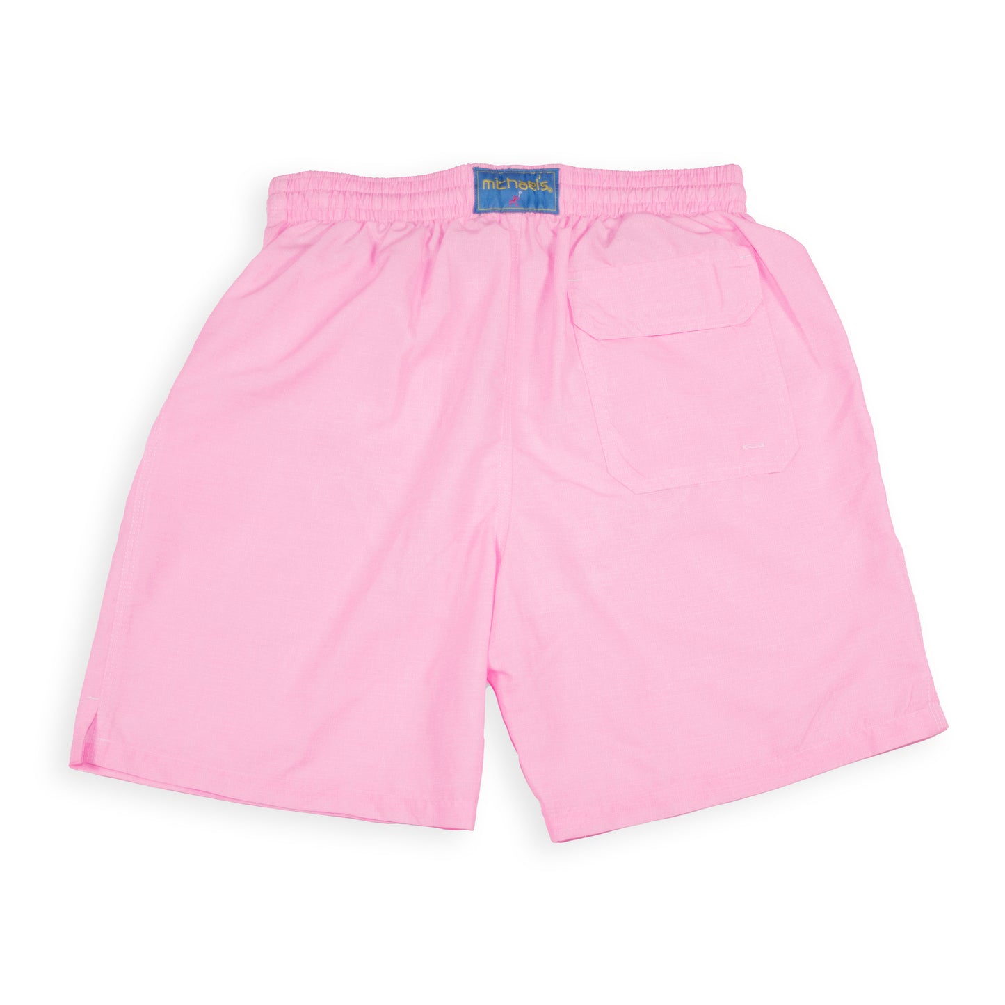 Men's Mesh Liner Swim Trunks - Solid Linen Pink