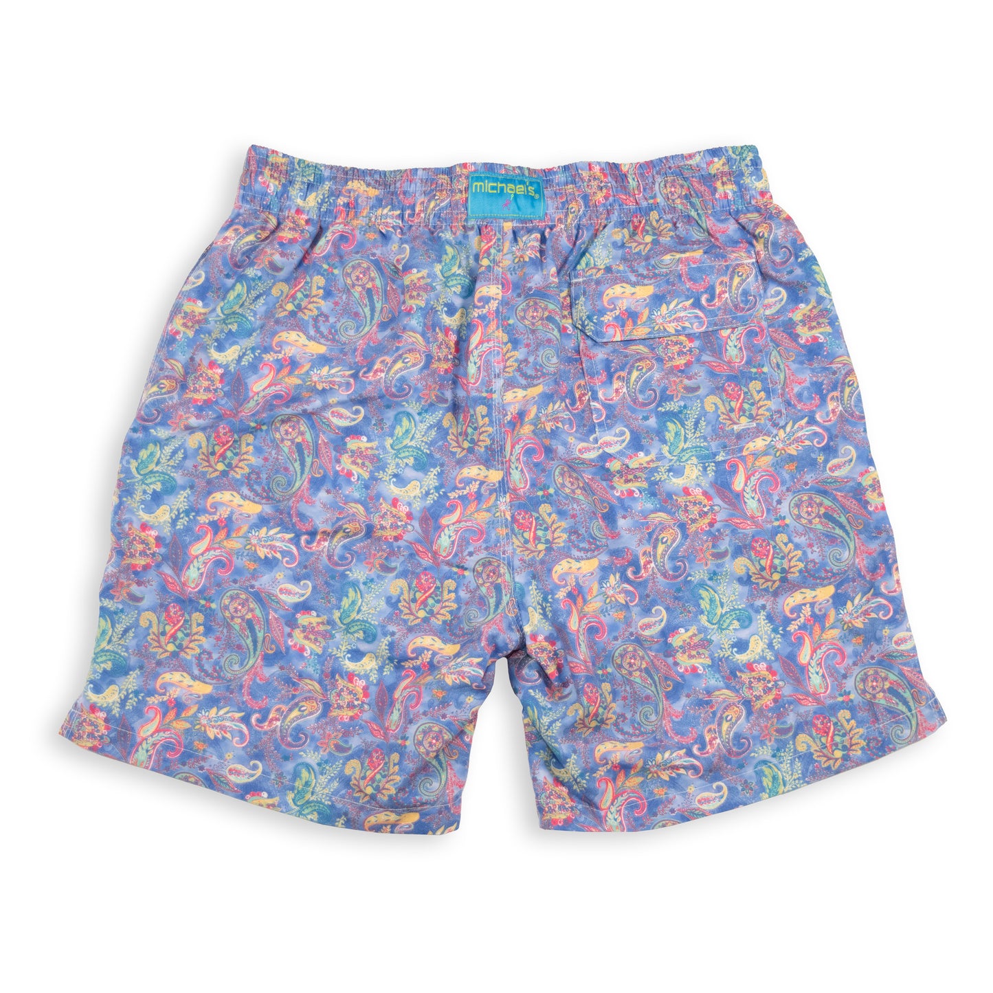 Men's Mesh Liner Swim Trunks - Paisley Royal