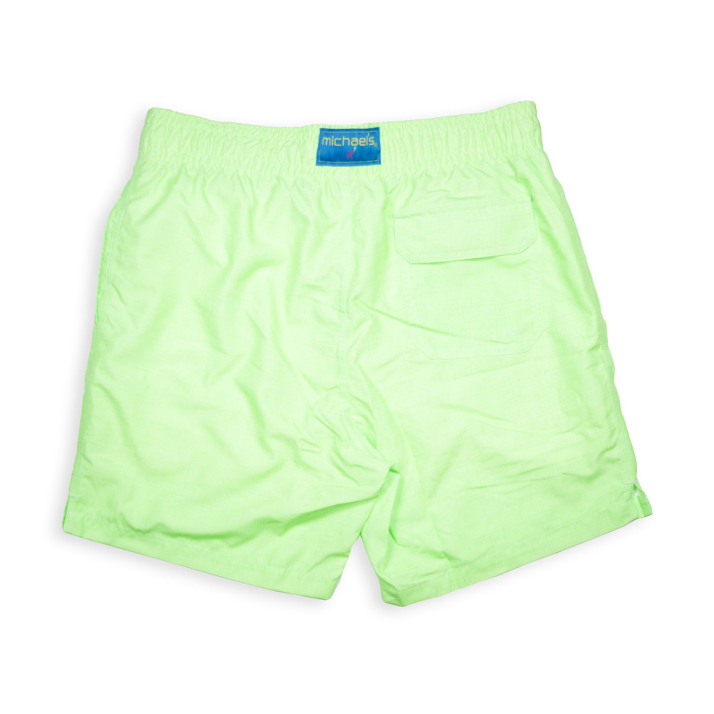 Men's Cyclist Liner Swim Trunks - Solid Linen Green