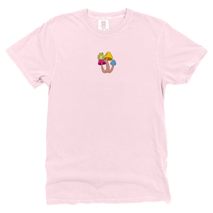 Pride Frog + Mushrooms (Pansexual)