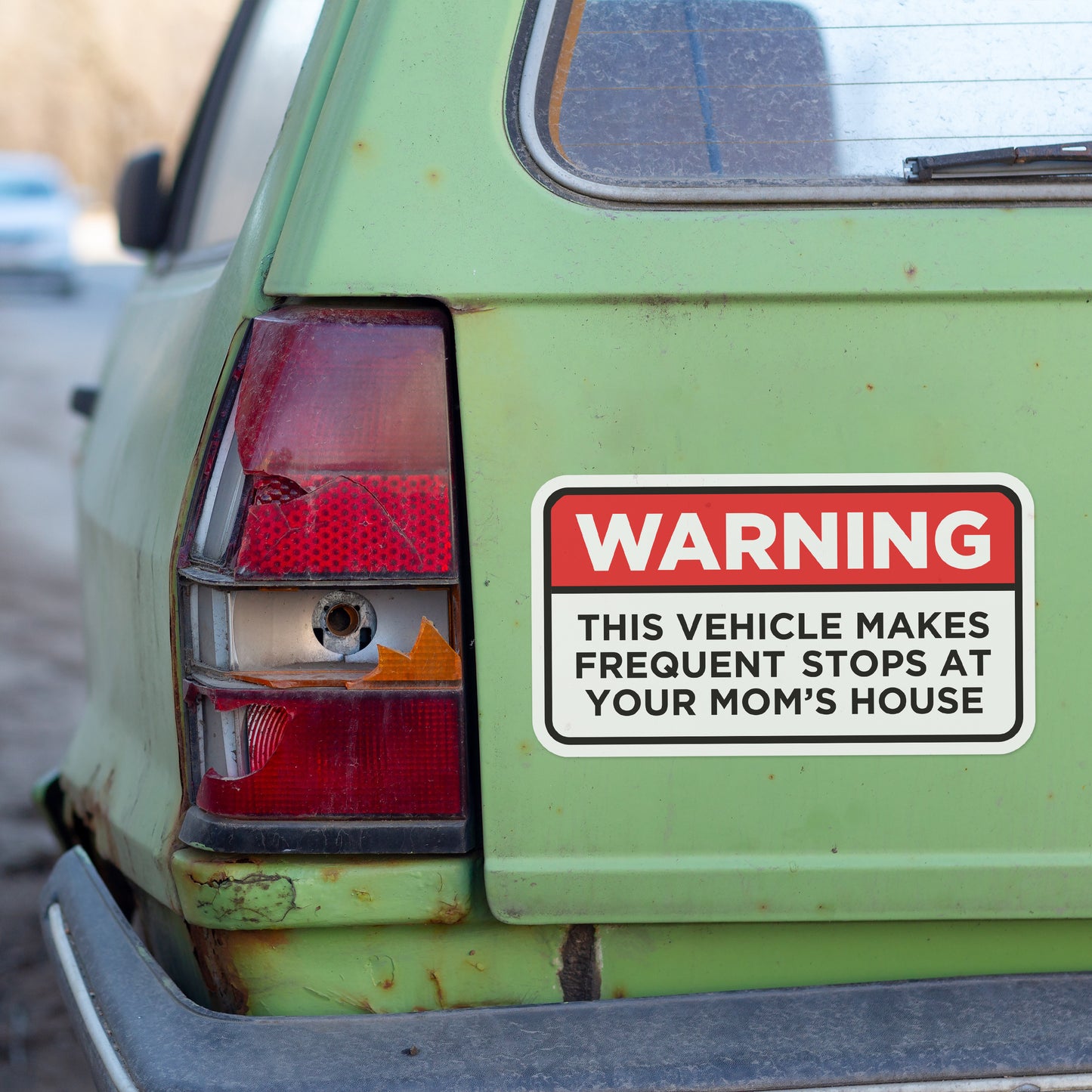 Frequent Stops At Your Mom’s House (Bumper Sticker)