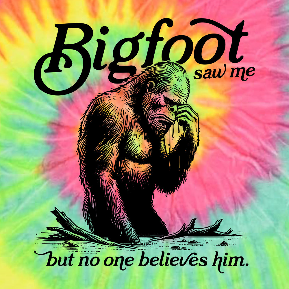 Bigfoot saw me but no one believes him
