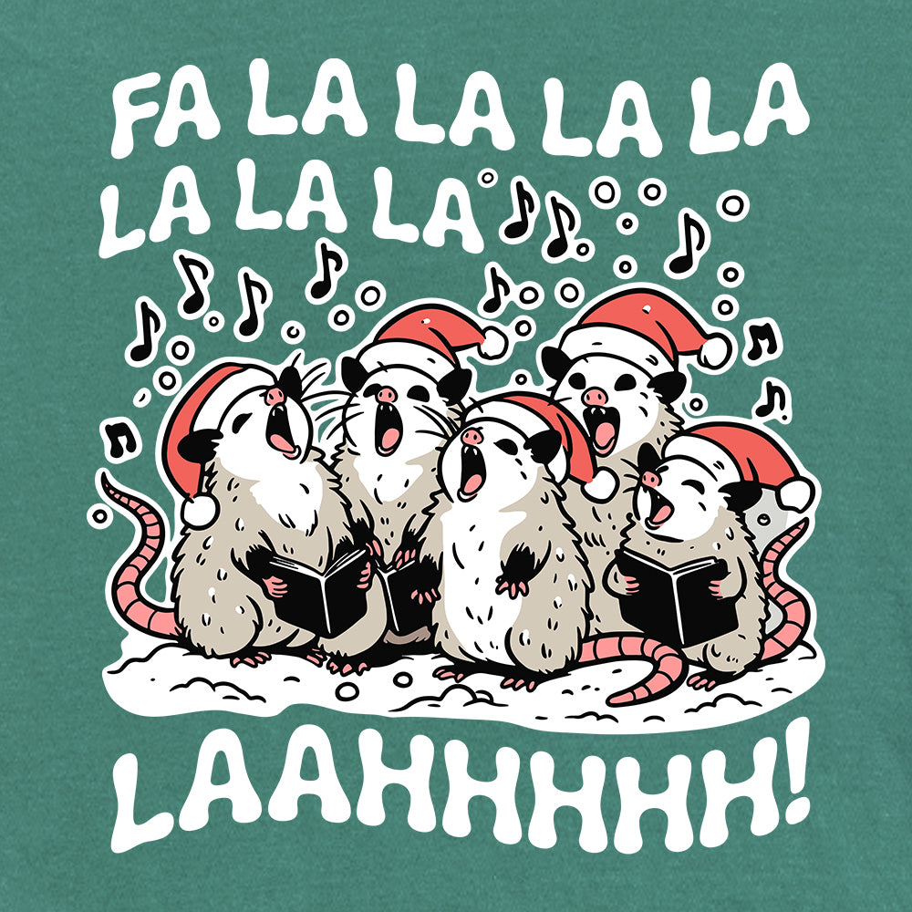 Christmas Caroling Opossums