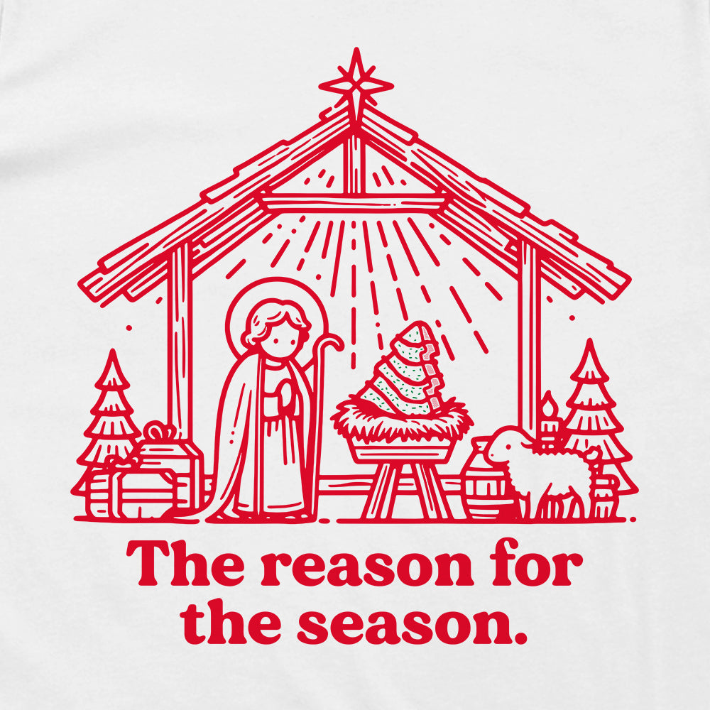 The Reason for the Season Christmas Tree Cake