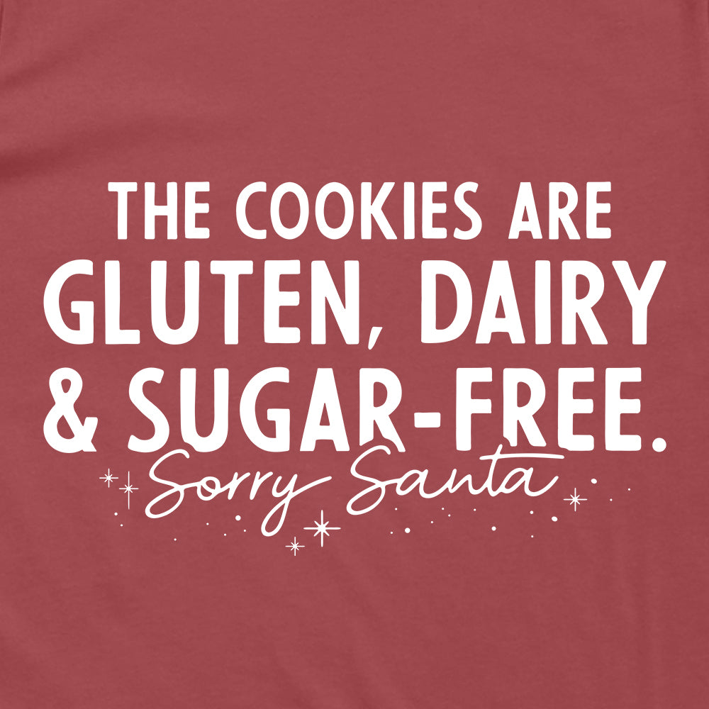 The Cookies are Gluten Dairy and Sugar Free Sorry Santa