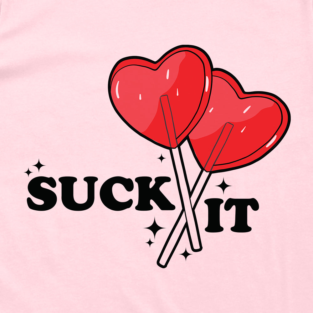Suck It Heart Lollipops (Left Chest)