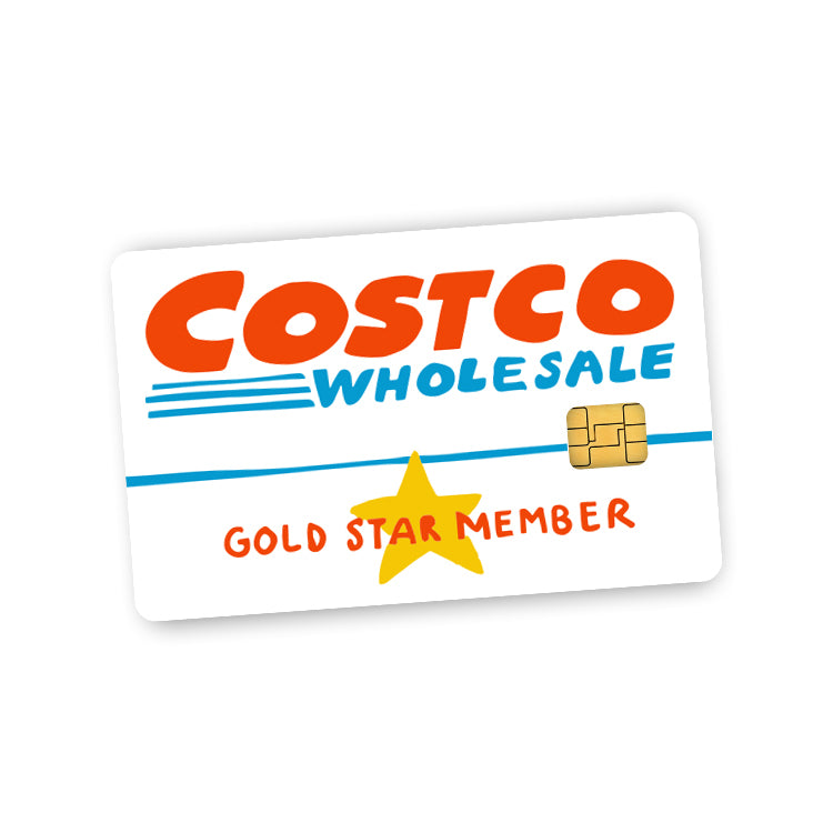 Costco Gold Star Member Credit Card Skin (Decal)
