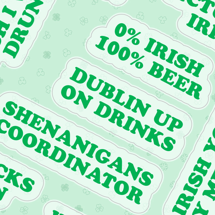 St Paddys Day Sticker Sheet