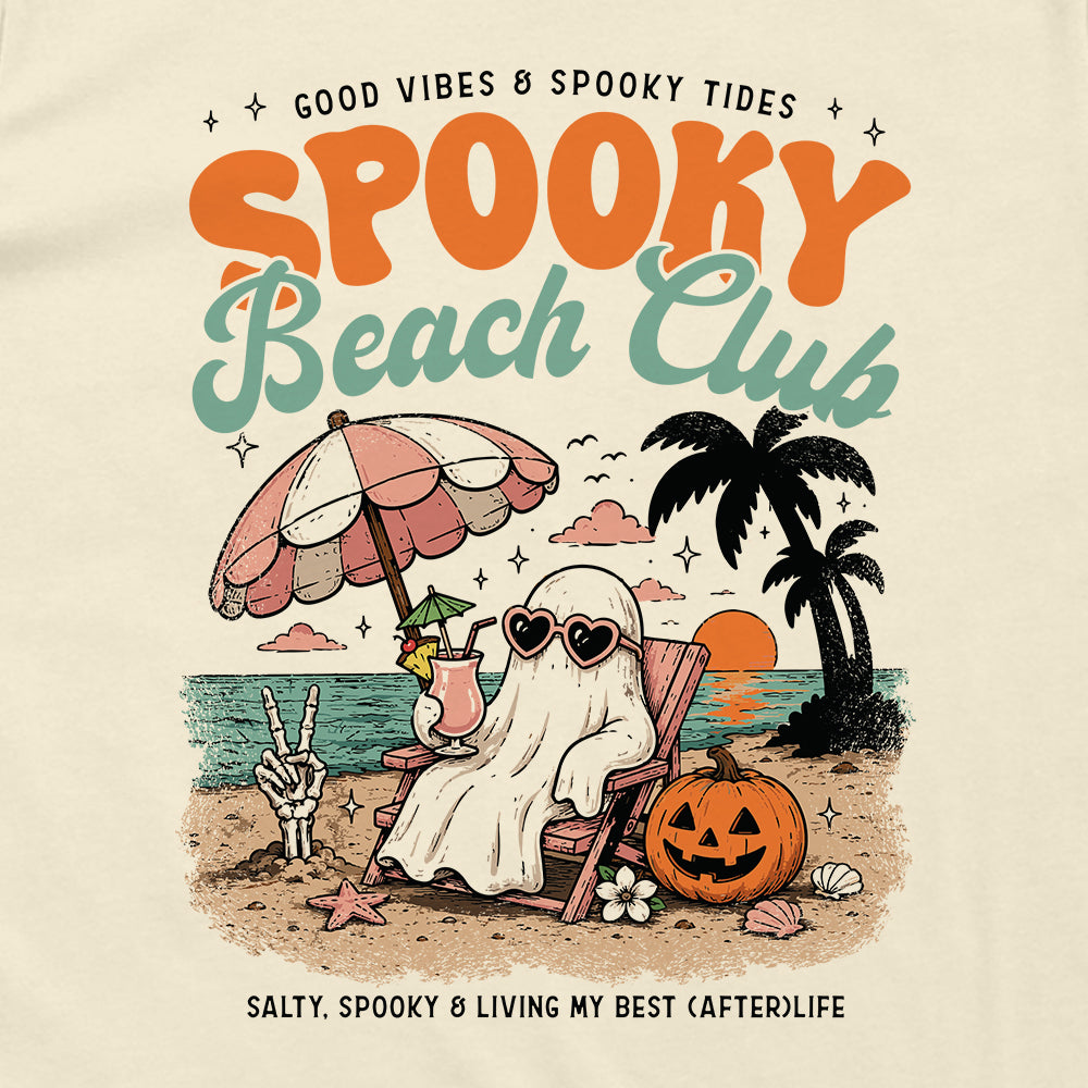 Spooky Beach Club (Back Print)