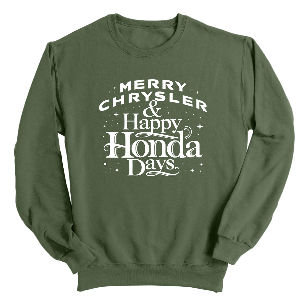 Merry Chrysler and Happy Honda Days