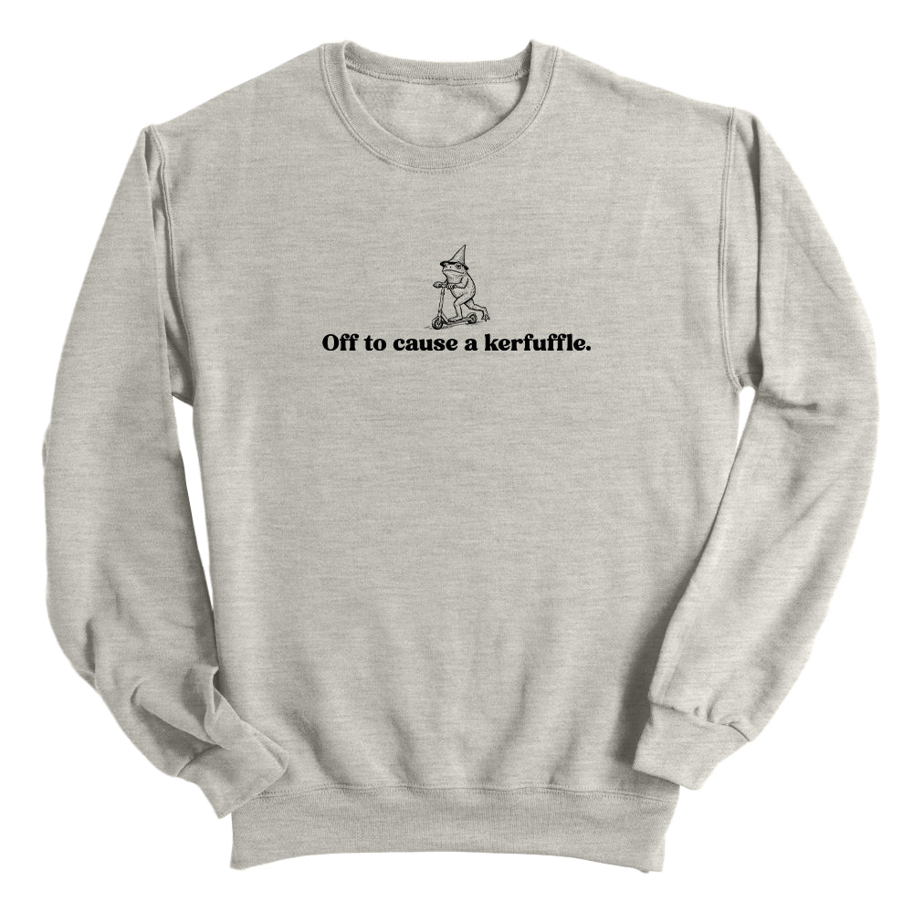 Off To Cause A Kerfuffle (Front Print)