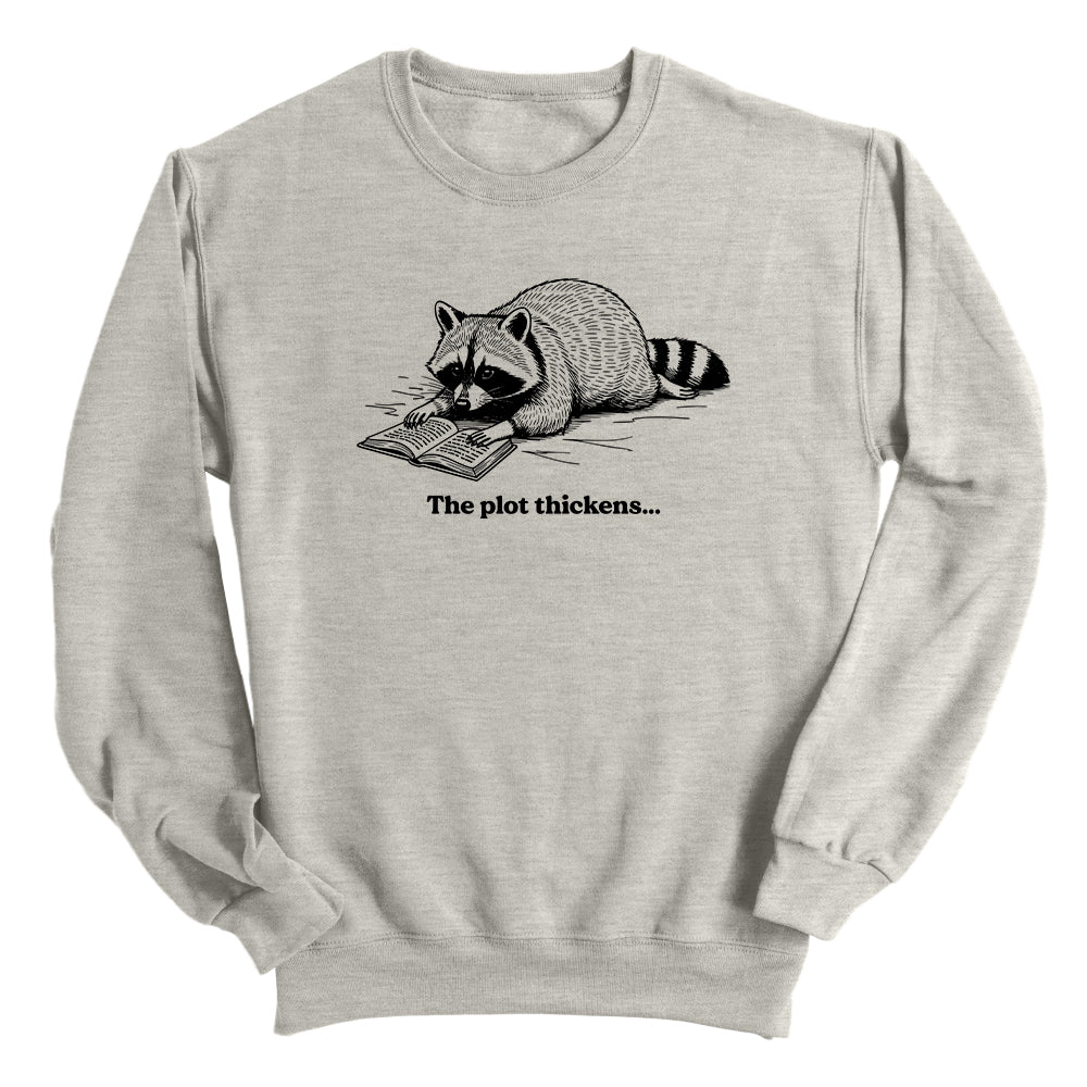 The Plot Thickens Raccoon (Front Print)