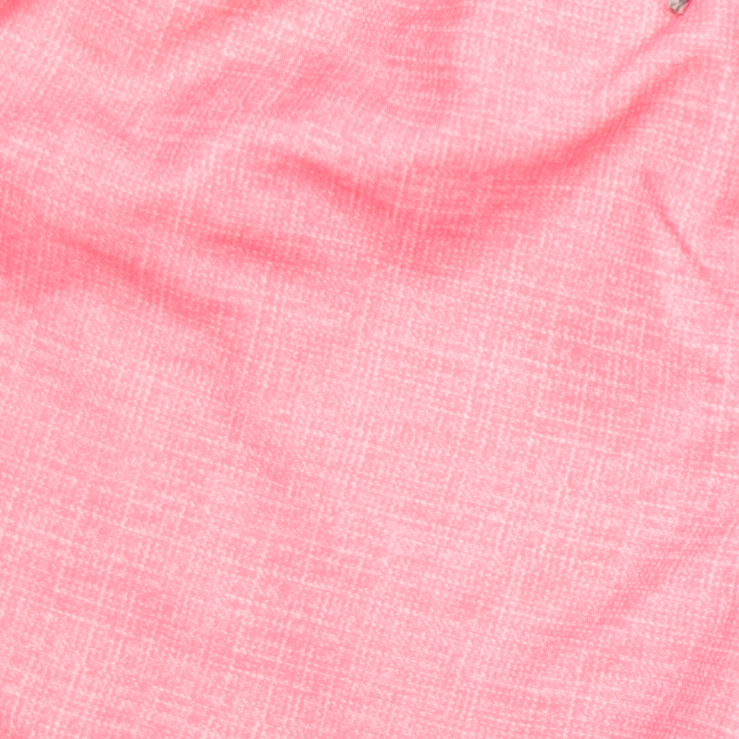 Kid's Linen Printed Solid Mesh Swim Trunk - Coral