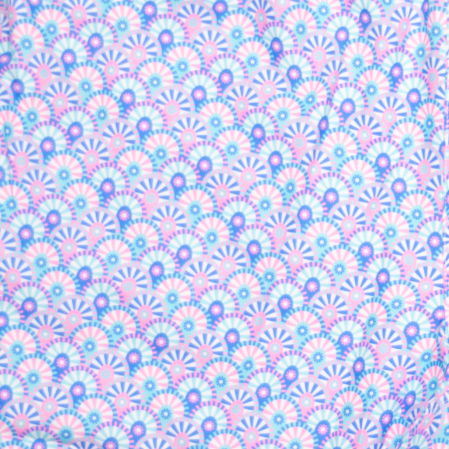 Men's Cyclist Liner Swim Trunks - Dunes Coral