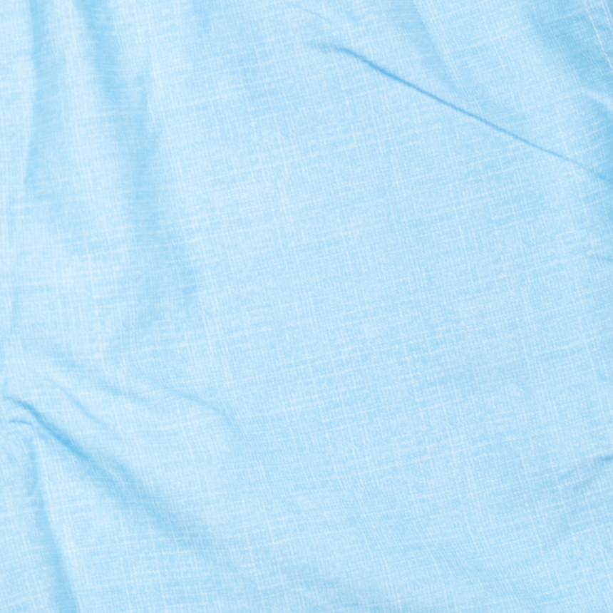 Men's Cyclist Liner Swim Trunks - Solid Linen Turquoise