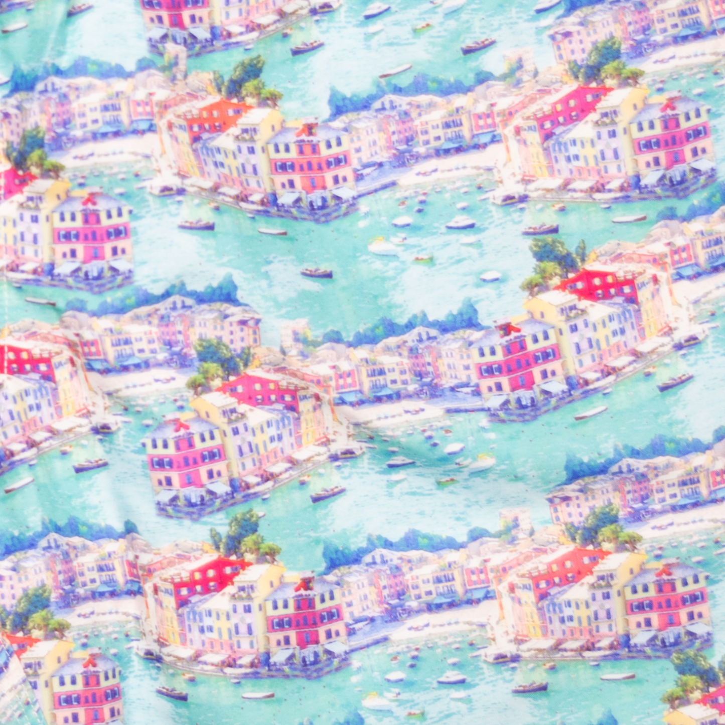 Men's Cyclist Liner Swim Trunks - Portofino Multicolored