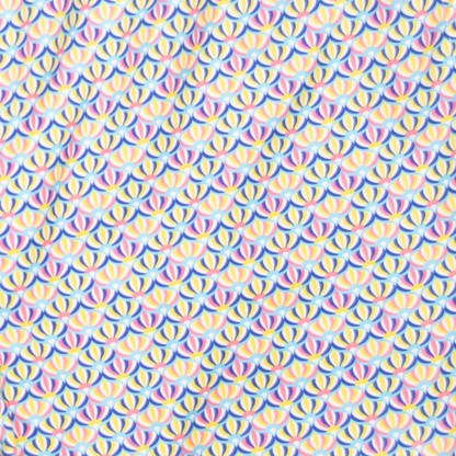 Men's Cyclist Liner Swim Trunks - Spinning Tops Yellow