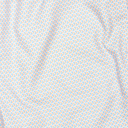 Men's Cyclist Liner Swim Trunks - Wave Print Turquoise/Orange