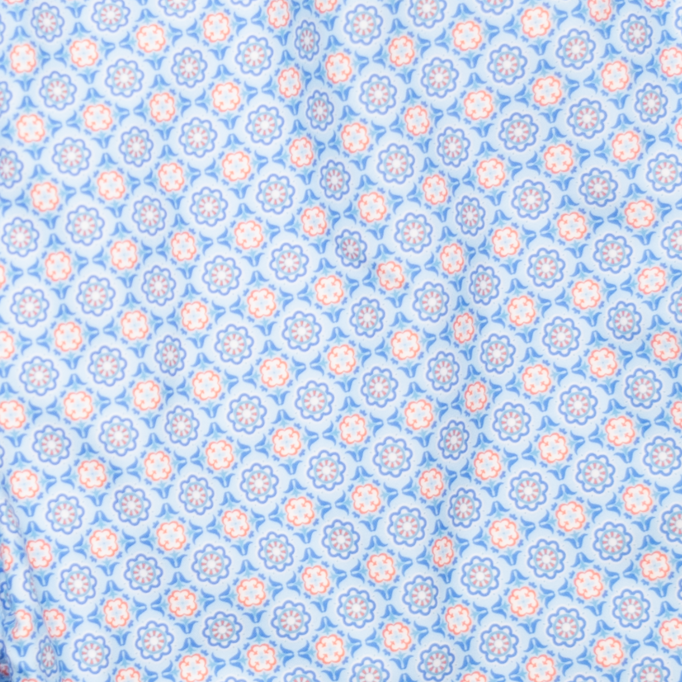 Men's Mesh Liner Swim Trunks - Medallion Light Blue