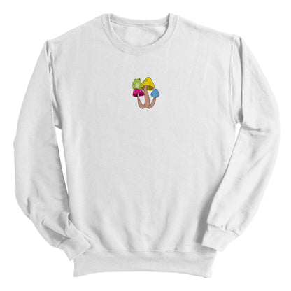 Pride Frog + Mushrooms (Pansexual)