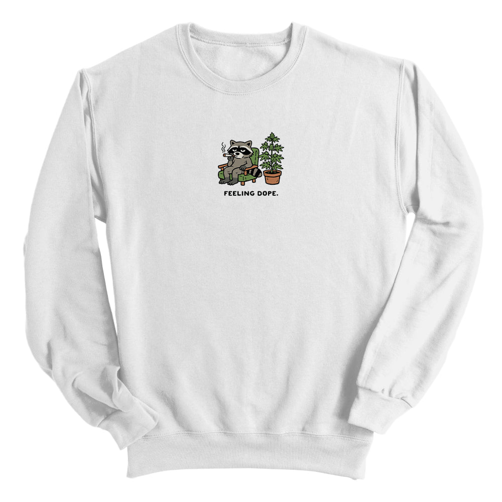 Feeling Dope Raccoon (Front Print)