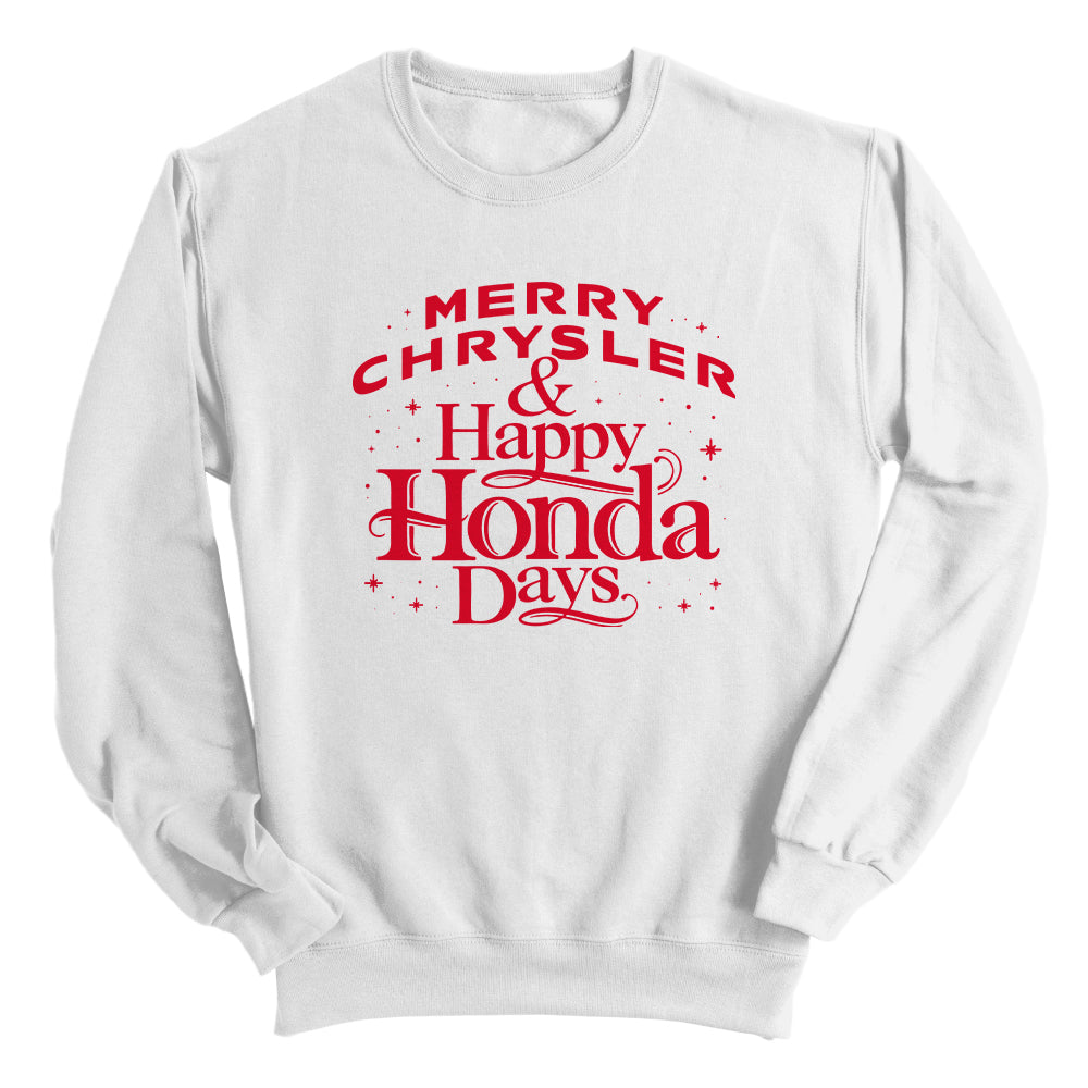 Merry Chrysler and Happy Honda Days