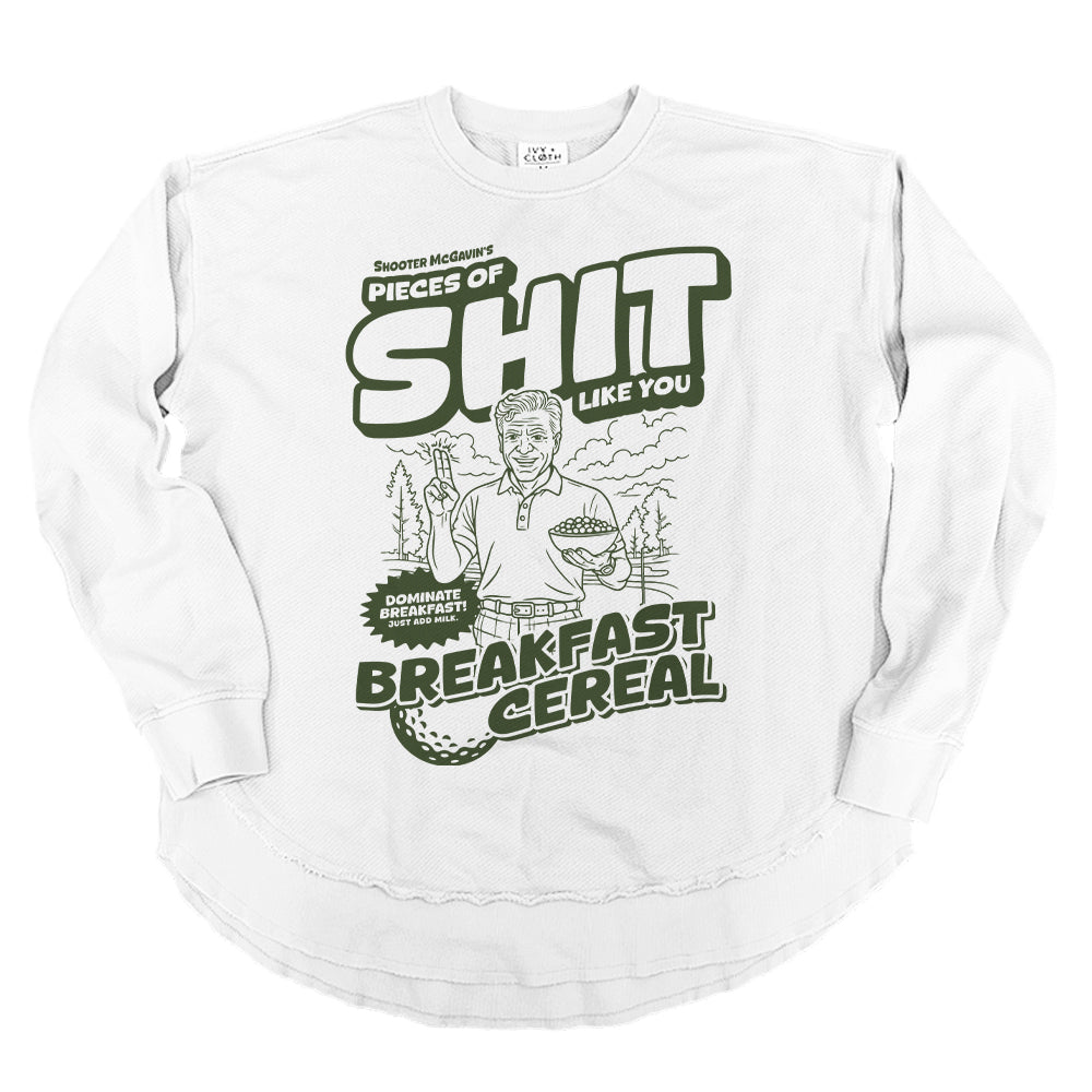 Shooter McGavin's Pieces of Shit Like You Breakfast Cereal