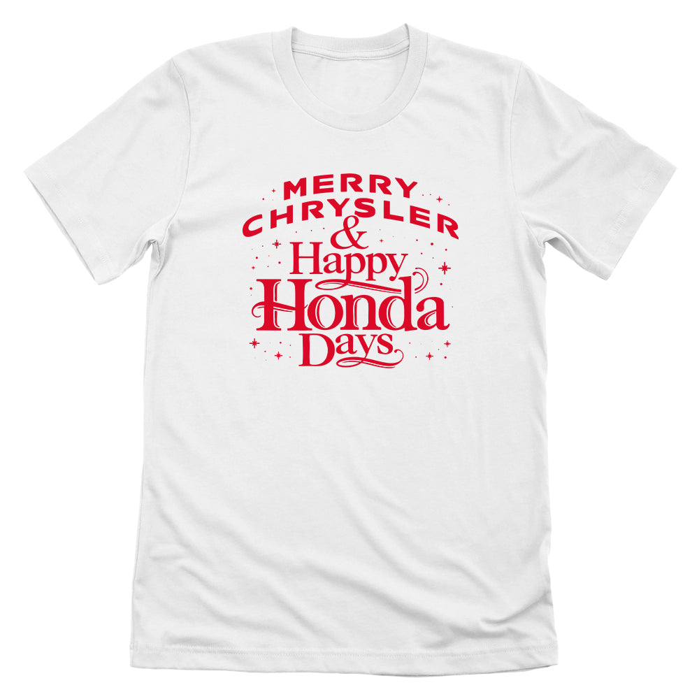 Merry Chrysler and Happy Honda Days