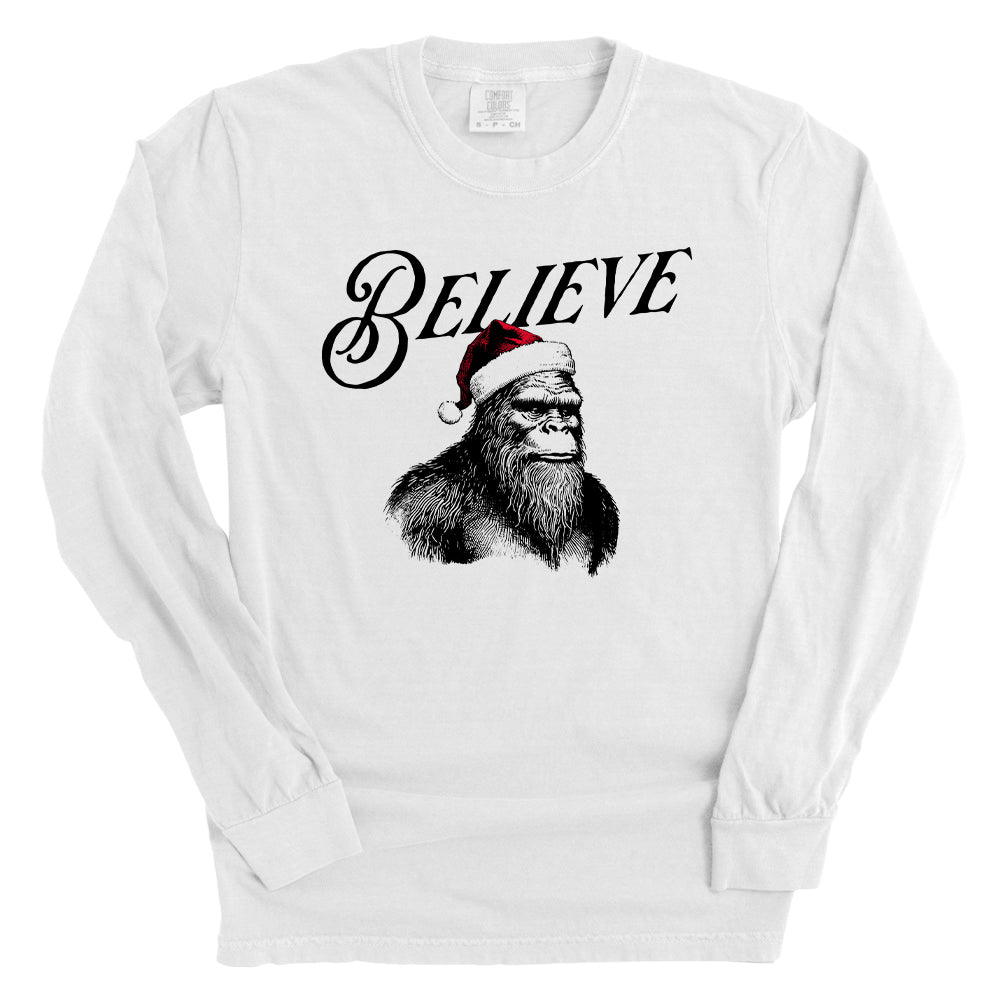 Believe Santa Squatch (Black)