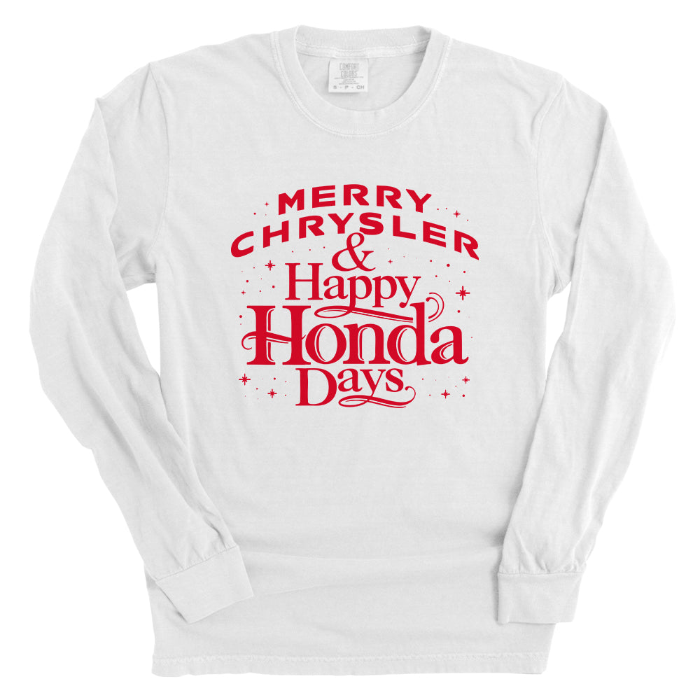 Merry Chrysler and Happy Honda Days