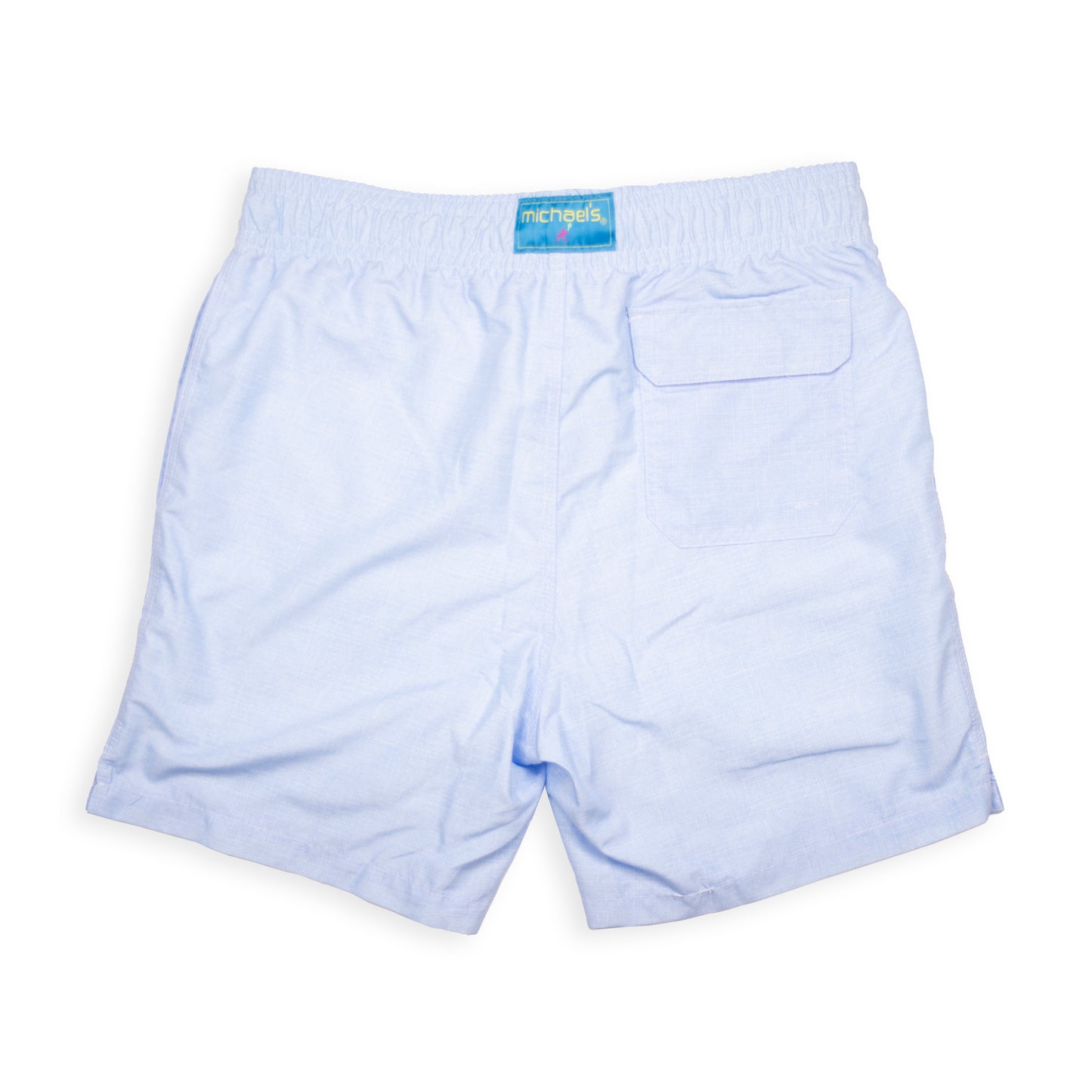 Men's Cyclist Liner Swim Trunks - Solid Linen Sky