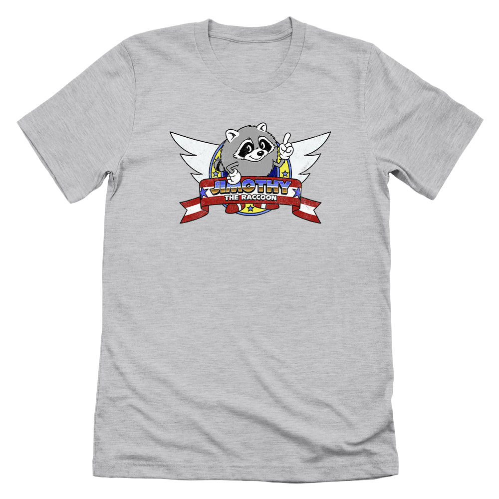 Jimothy the Raccoon Wings Logo