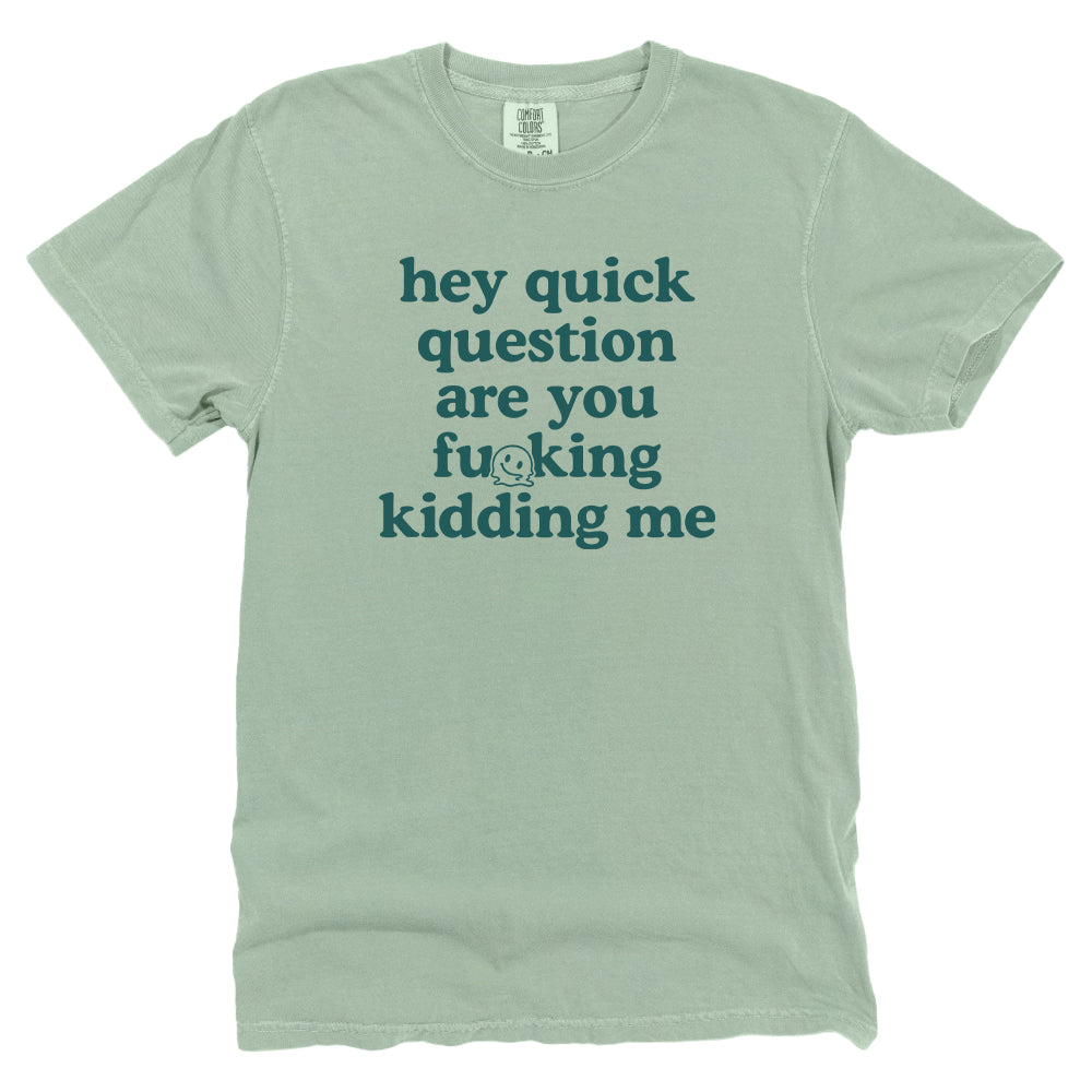 Hey Quick Question...