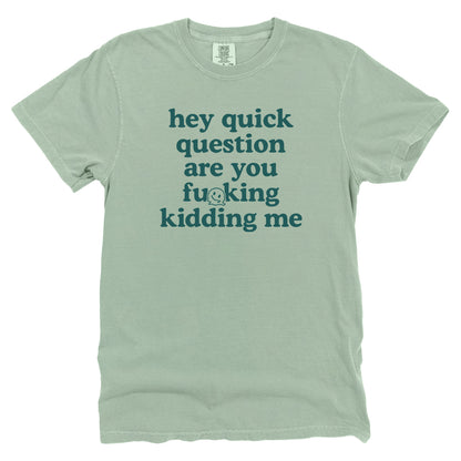 Hey Quick Question...