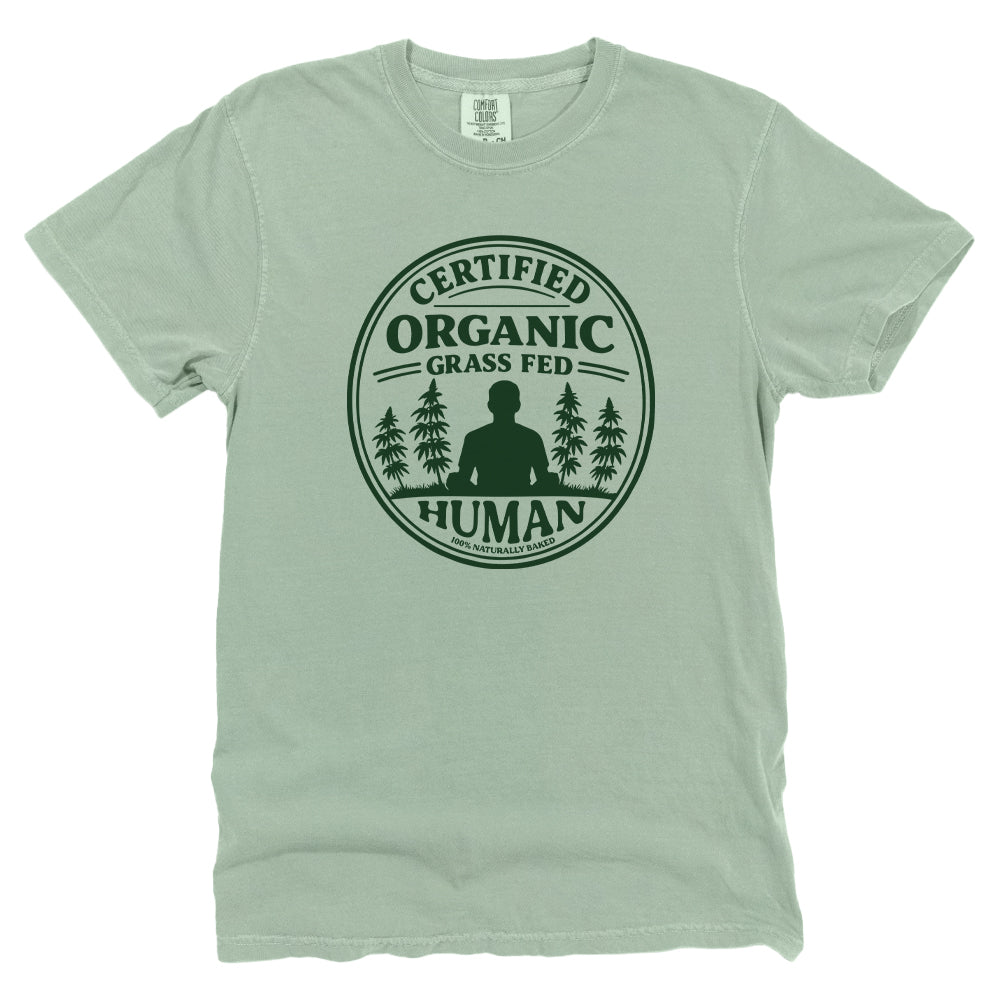 Certified Organic GrassFed Human Short Hair Dark Green
