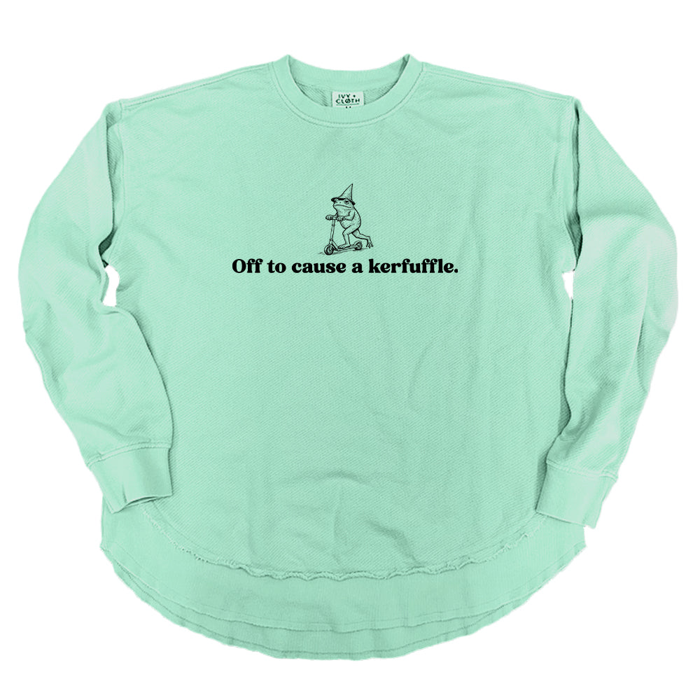 Off To Cause A Kerfuffle (Front Print)