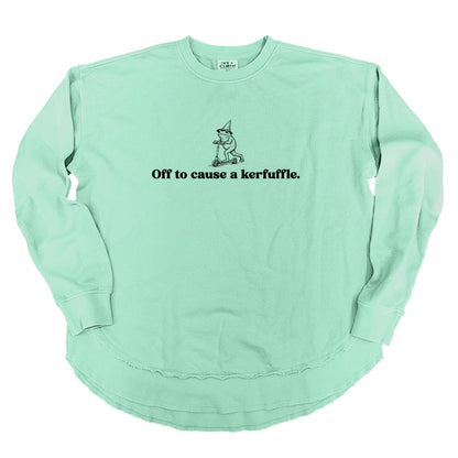 Off To Cause A Kerfuffle (Front Print)