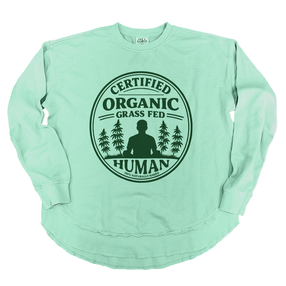 Certified Organic GrassFed Human Short Hair Dark Green