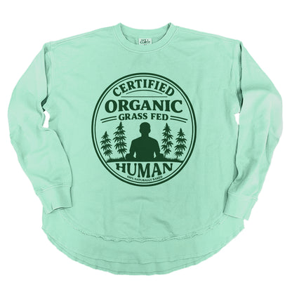 Certified Organic GrassFed Human Short Hair Dark Green