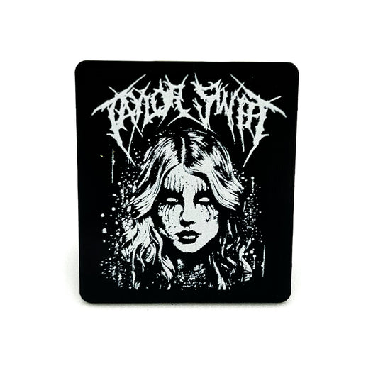 Black Metal TS Enamel Pin