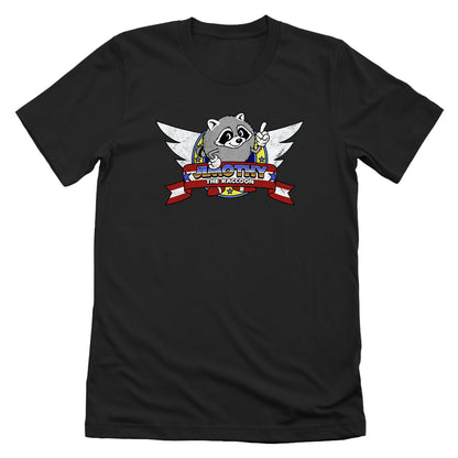 Jimothy the Raccoon Wings Logo
