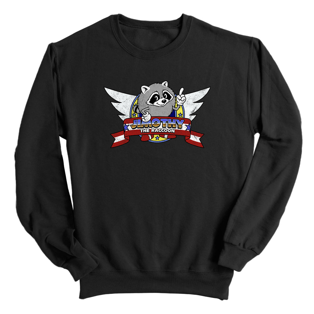 Jimothy the Raccoon Wings Logo