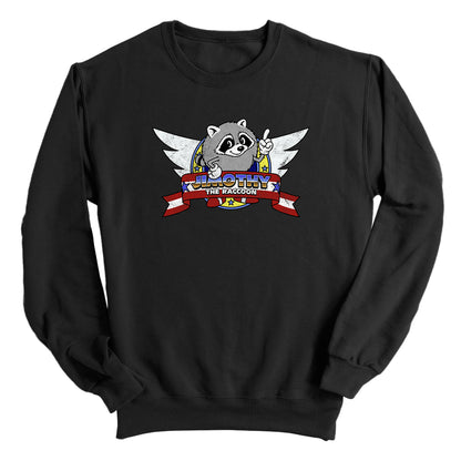 Jimothy the Raccoon Wings Logo