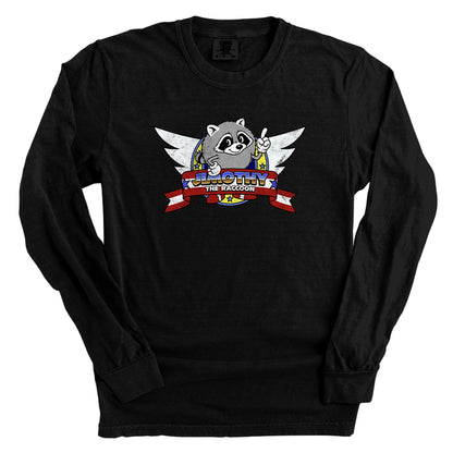 Jimothy the Raccoon Wings Logo