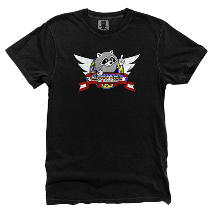 Jimothy the Raccoon Wings Logo