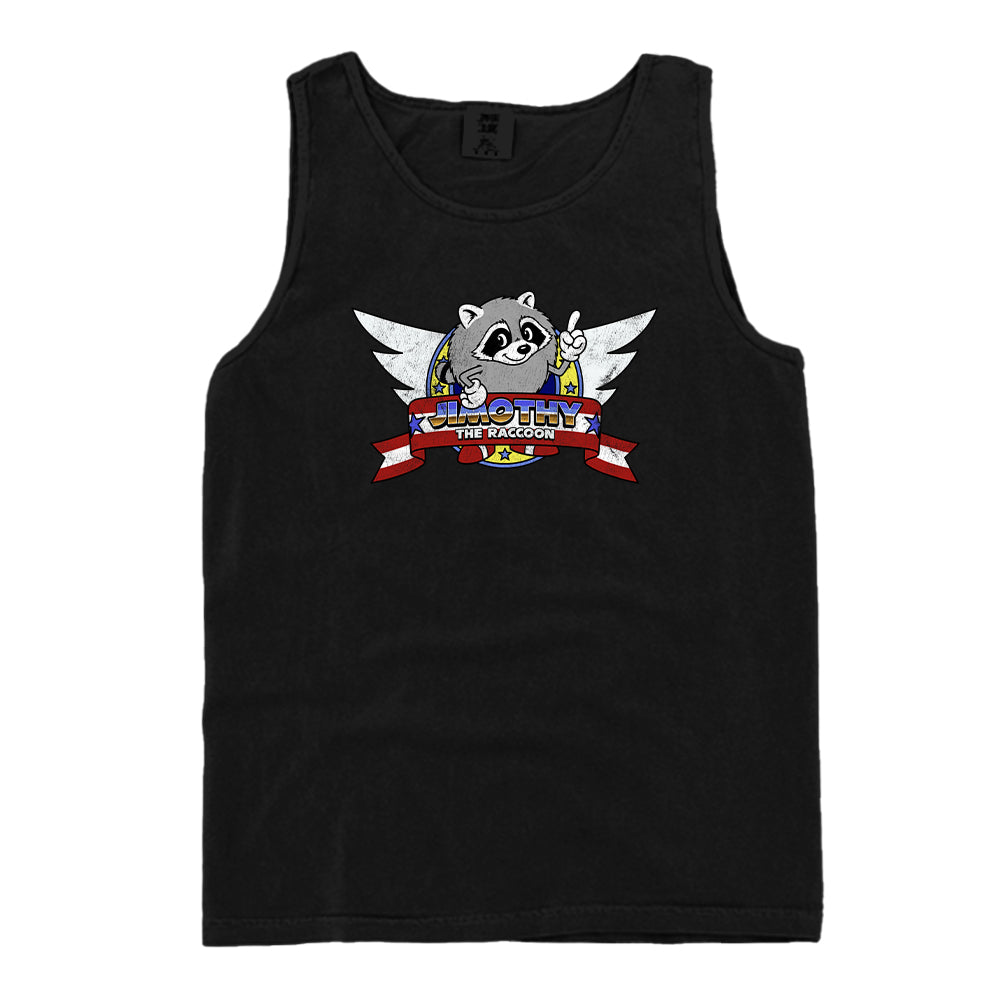 Jimothy the Raccoon Wings Logo