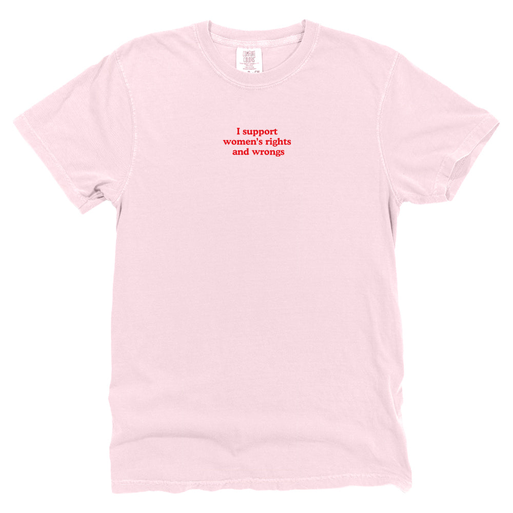 I Support Women's Rights And Wrongs