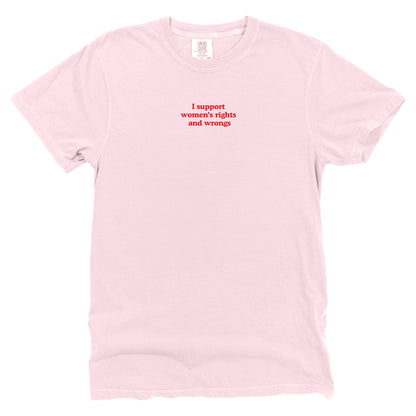 I Support Women's Rights And Wrongs