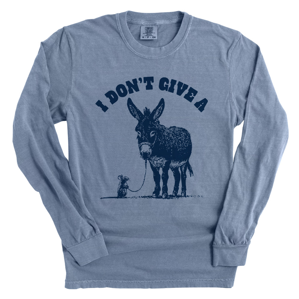 I Don't Give A Rat's Ass (Front Print)