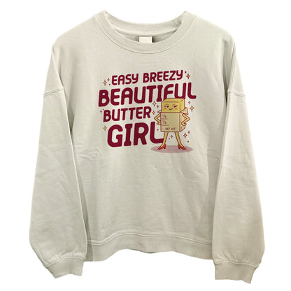 Easy Breezy Beautiful Butter Girl (Front Print)